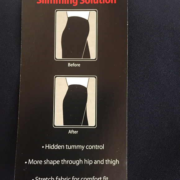 Briggs New York Curvy Fit Navy Slacks Size 12 - Picture 3 of 6